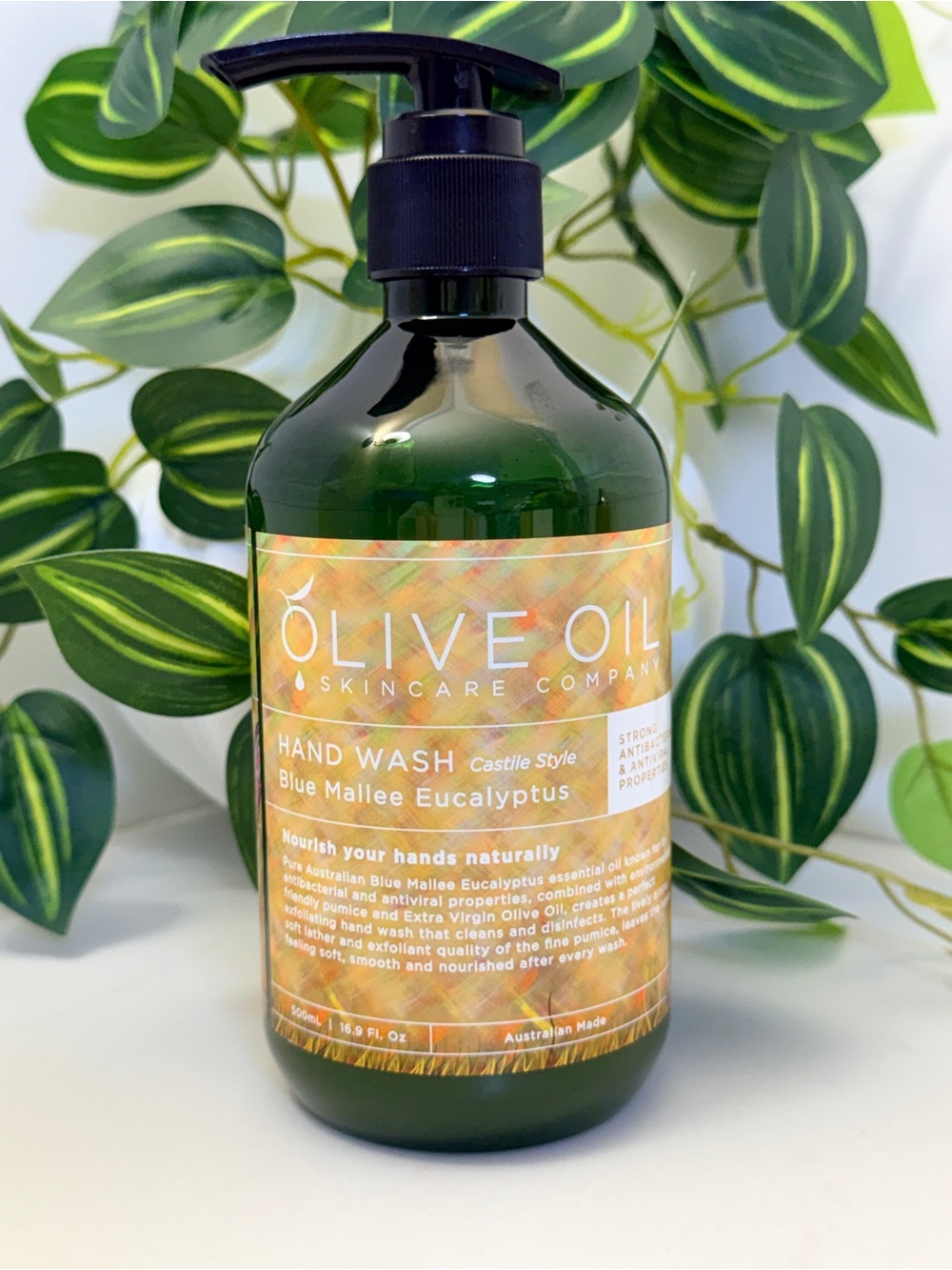 Olive Oil Skincare Company Blue Mallee Eucalyptus Hand Wash NEW
